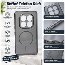 Blue Team Redmi NOTE14 Pro Mat Siyah Şeffaf Silikon