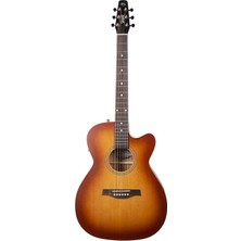 Seagull Entourage Concert Hall Cutaway Elektro Akustik Gitar (Rustic Burst)
