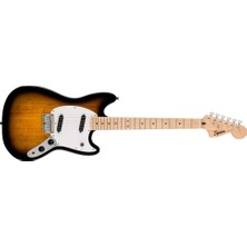Squier Sonic Mustang Akçaağaç Klavye Wpg 2 Ton Sunburst Elektro Gitar