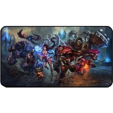 Azemax 3mm 80X40 Oyuncu Mouse Pad Lol Desenli Speed Yüzey