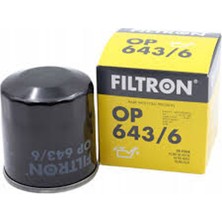Filtron Hyundai Bayon 1.2mpı 2024-2026 Fıltron Yağ Filtresi OP643/6 (G4LF)