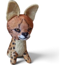 Hureggo Vntage Mcdoinald's National Geographic Orijinal Serval Kedisi Peluş 10 cm
