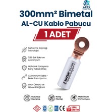 Sutem 300MM Bimetal Kablo Pabucu (Bakır-Alüminyum Al-Cu Skp) - 1 Adet