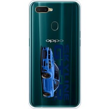 LOTUS GOLD Oppo A5S/AX7/A12 Uyumlu Araba Desenli Şeffaf Telefon Kılıfı