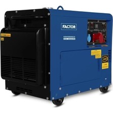 Factor KDK10000SC3 9.4kva Dizel Kabinli Marşlı Trifaze Jeneratör
