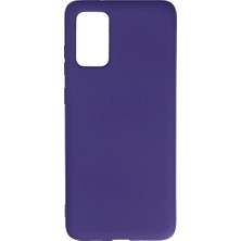 Royaleks Samsung Galaxy S20 Plus Kılıf Nano Içi Kadife Silikon - Mor