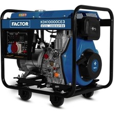 Factor KDK10000CE3 9.4kva Dizel Ipli - Marşlı Trifaze Jeneratör