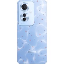 LOTUS GOLD Oppo Reno 11F 5g Uyumlu Minik Yıldızlar Desenli Şeffaf Telefon Kılıfı