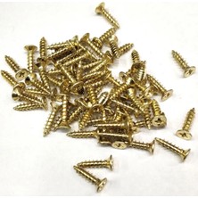 Pileli Store Sarı 1000 Adet Klips Vidası 2,3x9,5 mm Yhb, Ithal - Konik Başlı Kutu Ayak, Askı,  Mini Vida