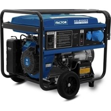 Factor KGL8000CE 7.5kva Benzinli Ipli - Marşlı Monofaze Jeneratör