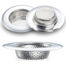 Mithra Life 3 Adet Büyük Boy Paslanmaz Çelik Lavabo Süzgeci 11,5 cm MIT1358