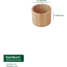 Bambum Bohobazzar Bcca1 Canoli Stıck Şekerlik Yuvarlak