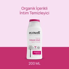 Ecowell  İntim Temizleyici Organik İçerikli ve Vegan Genital Bölge İçin Koku Önleyici pH Dengeleyici 200 ml