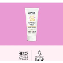 Ecowell 110gr Organik Pişik Kremi, Yenidoğanlar İçin Rahatlatıcı ve Nemlendirici Krem