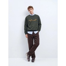 Little Big Ltb Nıkewa Sıfır Yaka Uzun Kollu Regular Fit Sweatshırt