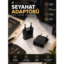 Evrensel Fişten Avrupa Prize Dönüştürücü Seyahat Adaptörü