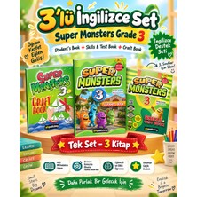 Yds Publishing Super Monsters 3. Sınıf Ingilizce 3’lü Set – Student’s Book + Skills & Test Book + Craft Book | 2026-2027 Güncel Müfredat