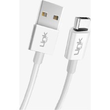 LinkTech K565 Strong 30CM 2.4A Mikro USB Powerbank Şarj Kablosu
