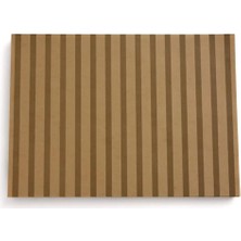 Packtory Dikey Çizgili Kraft Servis Kağıdı 40X28,4 cm 500 Adet