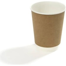 Packtory 14 Oz Double Wall Karton Bardak (Kraft) 50 Adet