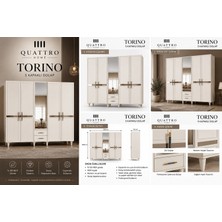 Quattro Home Torıno 5 Kapaklı Dolap