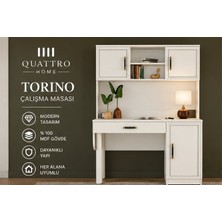 Quattro Home Torıno Kitaplıklı Çalışma Masası