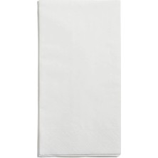 Packtory Çift Kat Beyaz Garson Katlama Peçete 1/8 33X33 cm (Açık Hali) 100 Adet