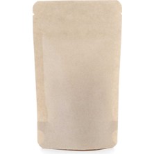 Packtory Kraft Aluminyum Kilitli Doypack Ambalaj 18 x 29 + 4,5 Cm. 750 Gr. -500 Adet