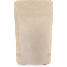 Packtory Kraft Aluminyum Kilitli Doypack Ambalaj 13 x 22,5 + 3,5 Cm. 250 Gr. -500 Adet