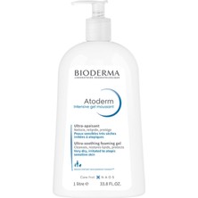 Bioderma Atoderm Intensive Temizleme Jeli 1 Litre Kuru Ciltler İçin Niacinamide İçerikli Temizleyici