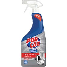 4 Adet Porçöz Ekstra Güçlü Kireç Çözücü Sprey  750 ml