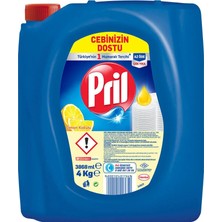 Pril Sıvı Bulaşık Deterjanı Limon 4 kg