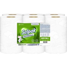 2 Adet Selpak Profesyonel Recycled Sensörlü Çift Katlı Havlu 21 cm 135 mt  6 Adet - 6,8 kg