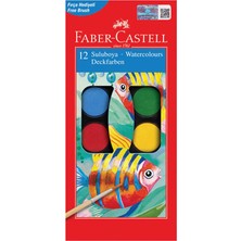 4 Adet Faber-Castell Redline Sulu Boya Küçük Boy 12 Renk