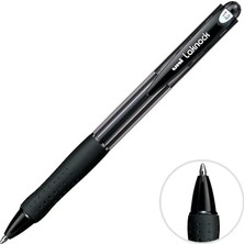 2 Adet Uni-Ball SN-100 Laknock Micro Tükenmez Kalem 1.0 mm Siyah