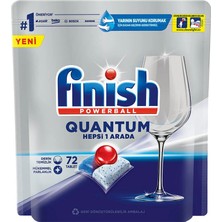 5 Adet Finish Powerball Quantum Bulaşık Makinesi Tableti 72 Adet