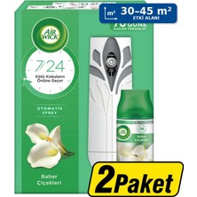 2 Adet Air Wick Freshmatik Oda Kokusu Kit + Yedek Koku Bahar Çiçekleri Hediye x 2 Paket - Çok Al Az Öde
