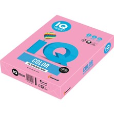 4 Adet Iq Color A4 Pembe Fotokopi Kağıdı 80 G 1 Paket (500 Sayfa)