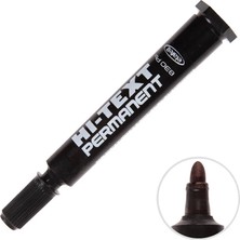2 Adet Hi-Text Pb 830 Permanent Marker Koli Kalemi Yuvarlak Uç Siyah