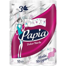 Papia Decor Kağıt Havlu 12 Rulo