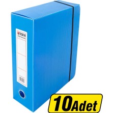 Üçgen Arşivleme Kutusu 24 x 32 x 9 cm Mavi 10'lu Paket