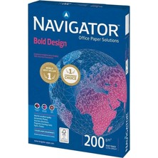 2 Adet Navigator A4 Beyaz Fotokopi Kağıdı 200 gr 1 Paket (150 Sayfa)