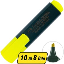 Faber-Castell 48 Fosforlu Kalem Sarı - 10 Al 8 Öde