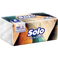 2 Adet Solo Çek-Al Peçete 150 Yaprak