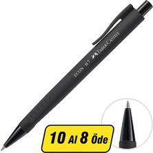 Faber-Castell 5 Adet Faber Castell Econ Versatil Uçlu Kalem 0.7 mm Asorti - 10 Al 8 Öde