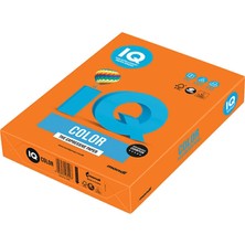 Iq Color A4 Turuncu Fotokopi Kağıdı 80 G 1 Paket (500 Sayfa)