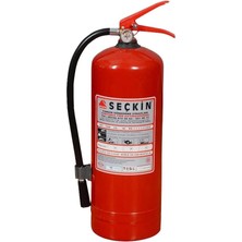 3 Adet Seçkin Kuru Kimyevi Toz Yangın Tüpü 6 kg Duvar Askı Aparatlı