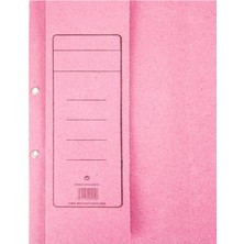 5 Adet Alemdar Karton Dosya Yarım Kapak Pembe 50'li Paket