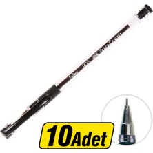 3 Adet Faber-Castell 1425 Tükenmez Kalem 0.7 mm Iğne Uçlu Siyah 10'lu Paket