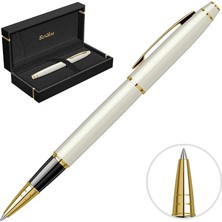 3 Adet Scrikss Noble 35 Roller Kalem Özel Kutulu Beyaz Altın
